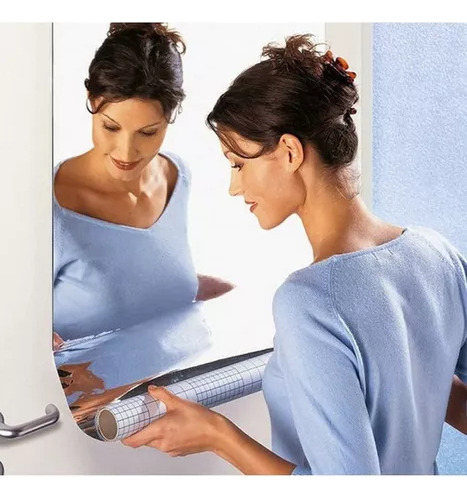 Espejo Flexible Autoadhesivo De Plástico G, 2 Piezas