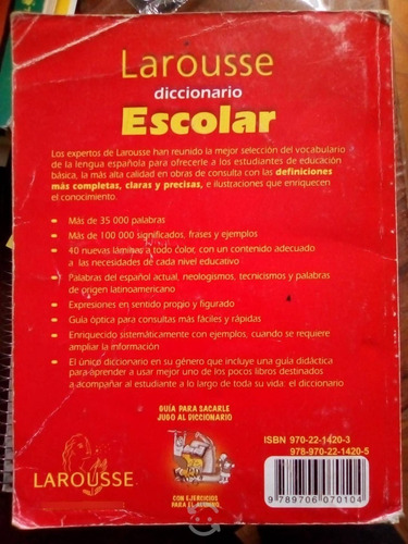 Diccionario Escolar Larousse