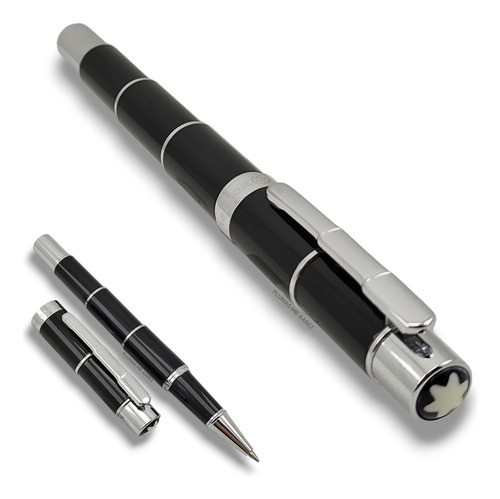 Pluma Rollerball Montblanc Burj Khalifa Negro Plata Regalo Negro Filos Plateados Negro (Reacondicionado)