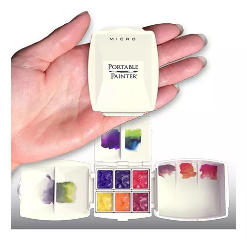 Paleta de acuarela Micro Portable Painter - Viajes - Peso pluma -  Simplifica tu vida