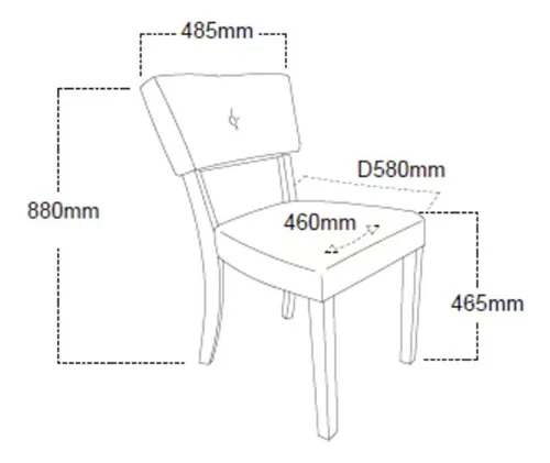 Juego De Comedor 6 Sillas Milano Exit