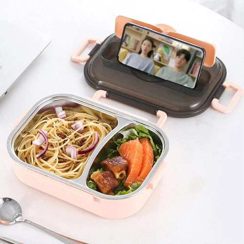 Caja Bento Para Estudiantes, Caja Térmica Tipo Bento, Lonche
