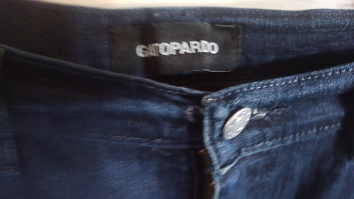 Pantalon Jean Recto Gatopardo 46 Cede Poco 2%elastano Tiro M (Usado)