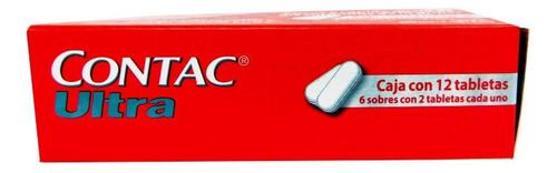 Contac Ultra 500mg/5mg/2mg Caja Con 12 Tabletas