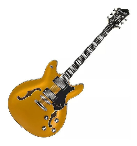 Guitarra Electrica Hagstrom Vik-gjy Viking Gold J York