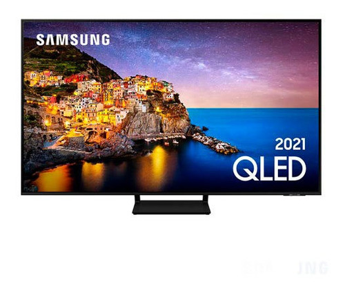 Imagem 1 de 9 de Smart Tv 4k Samsung Qled 55  Com Modo Game, Alexa - 55q70aa