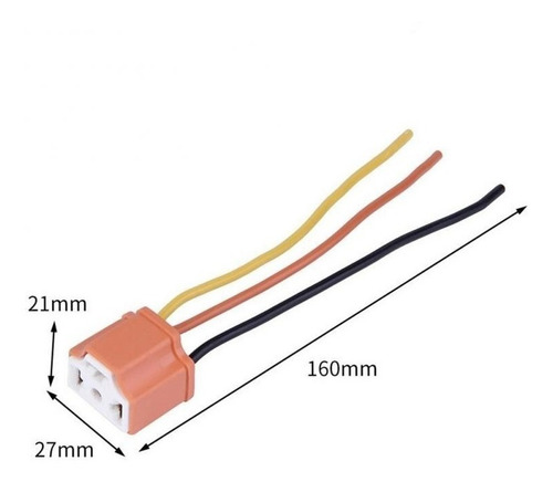 Arnes Socket Ceramico Calidad Para Foco Bombilla H4 2 Piezas