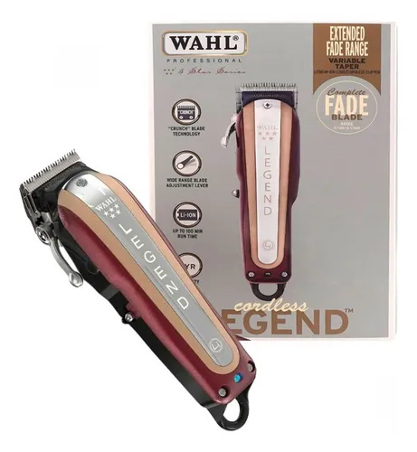 Maquina Wahl Legend 5 Stars Cordless Profesional Barberia Color Negro