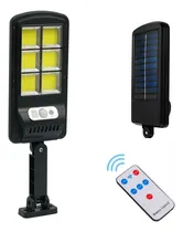 Comprar Lampara Led Con Panel Solar De 120w Con Control Y Sensor 