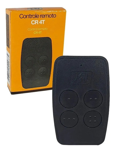 Controle Remoto Jfl Cr 4t Longo Alcance 4 Botões Jfl Preto