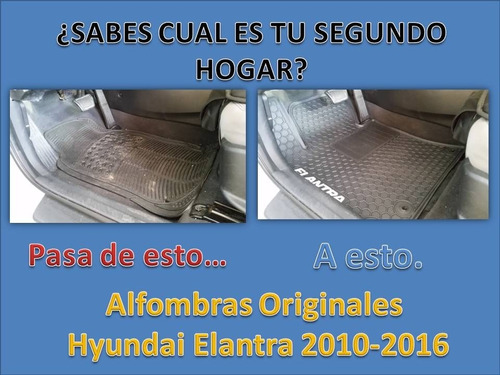 Alfombra Hyundai Elantra 10-16