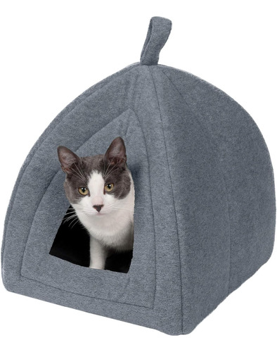 Cama Para Gatos Pequeña Furhaven, Tienda Plegable De Forro P