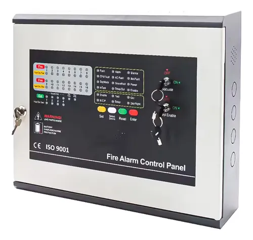 Central Alarma Metal Incendio Cableada 8 Zonas 24v Fireguard