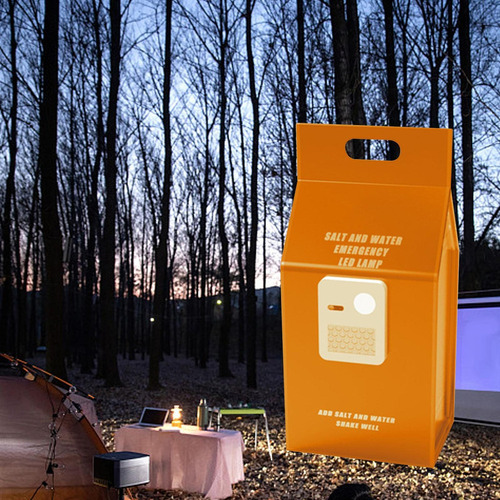 . Luz De Emergencia For Acampar Con Luz De Agua Salada