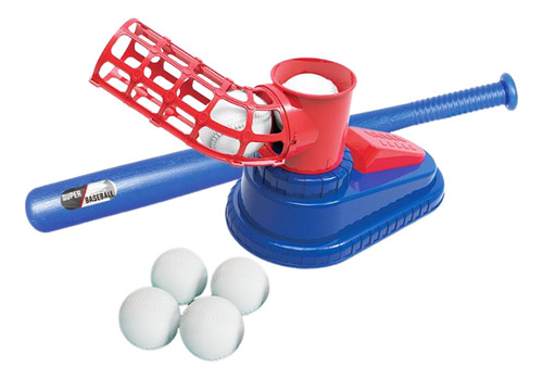 Máquina Lanzadora De Béisbol Para Niños, Entrenador Rojo