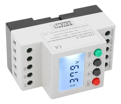 Protector De Secuencia De Fase De Voltaje, Trifásico, 3 Cabl