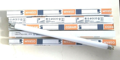 Osram-lumilux Lot Of 5 Warm White 430 Lm Lamp L 8w/830 N Aac