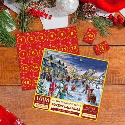 Rompecabezas De Navidad 2023, Rompecabezas Pueblo De Navidad