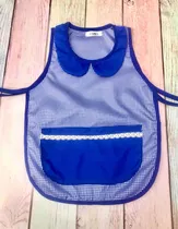 Comprar Pintorcito De Jardín,poncho, Pechera, Delantal Rosa Y Azul