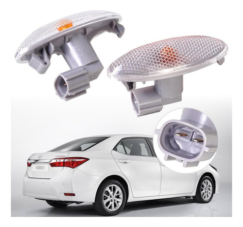 Beler Amber Fender Side Marker Side Signal Light Light Para