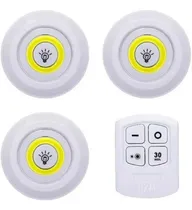 Comprar Set De 3 Luces Inalámbricas Led De Emergencia Control Remoto