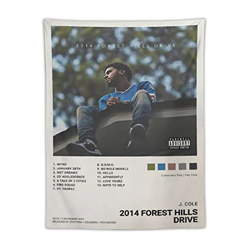 2014 Forest Hills Drive Tapiz De Cubierta De Álbum De ...