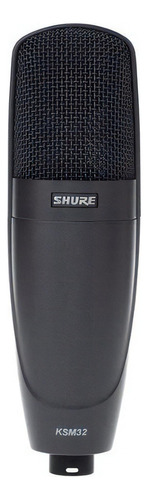 Micrófono Condenser Shure Skm32 Grande Con Soprte Cuo Color Negro