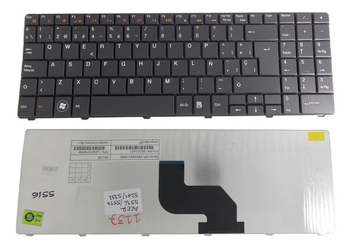 Teclado Acer Aspire 5241 5332 5334 5516 5532 Somos Tienda