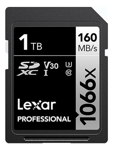 Tarjeta Sd Lexar 1066x 1 Tb Sdxc U3 4k V30, Velocidad De Has