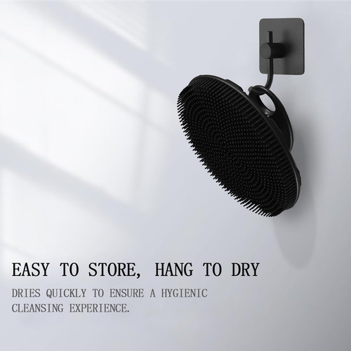 Cepillo De Ducha De Silicona Body Scrubber Innerneed Black