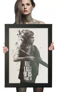 Pôster Quadro The Last Of Us Moldura 60x42cm A2