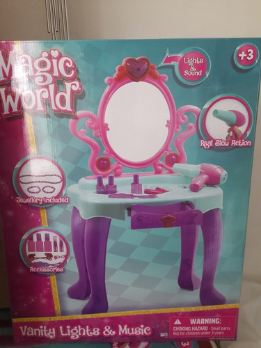 Imagen 2 de 2 de Peinadora Con Accesorios Para Niñas