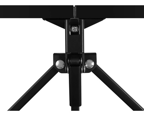 Estante De Metal Plegable 3 Niveles Con Ruedas 71 X 34 X 86