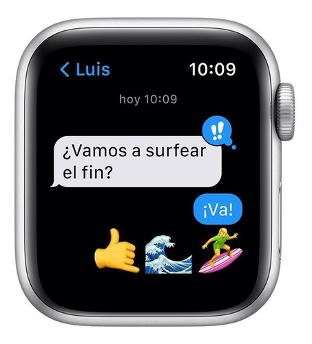 Apple Watch SE (GPS, 1.575") - Caja de aluminio color plata - Correa deportiva Azul abismo - Excelente (Reacondicionado)