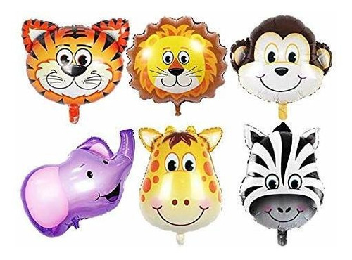 Globos De Animales Mas Extraños: 6 Piezas De 22 Pulgadas, K