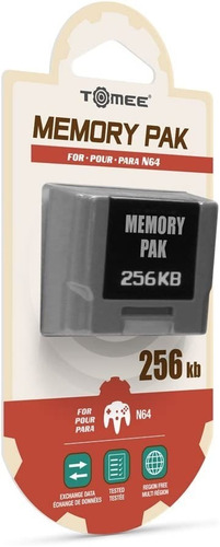 Tomee 256k Memory Card Para Nintendo 64 N64