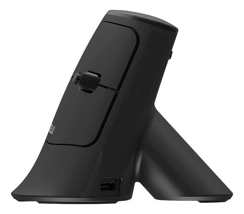 Delux Mv6 Gc, Mouse Vertical Ergonómico Wireless Recargable Color Negro