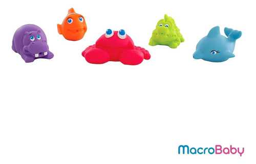 Juguete De Agua Bebé Playgro Ocean Friends Squirtees