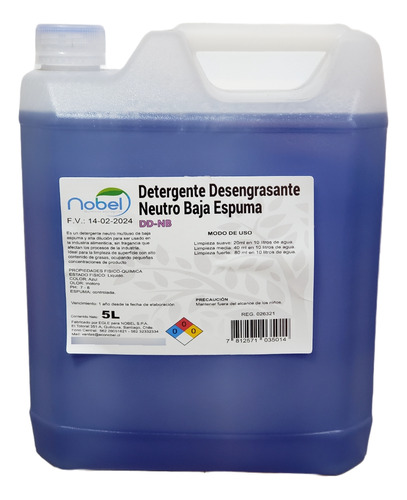 Detergente Neutro Limpiador Pasto Sintético 5 Litros