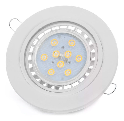 Spot Led Embutir Ar111 Dicroica Pvc 11w 12w Gu10