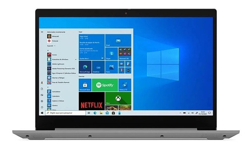 Notebook Lenovo 3 4gb Ssd 128gb Tela 15.6 W10 82bu0001br