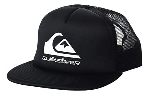 Quiksilver Gorro De Camión Foamslayer Para Hombre, Negro,