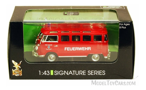 Yatming Road Signature - 1/43 - 1962 Vw Microbus Bombero