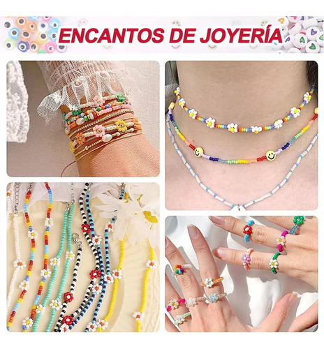Juego De Abalorios De Bricolaje Para Hacer Pulseras 15000+