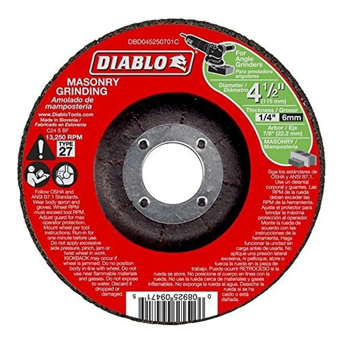Fabricantes Directos Dbd045250701c Diablo 4-1 / 2in Mamposte