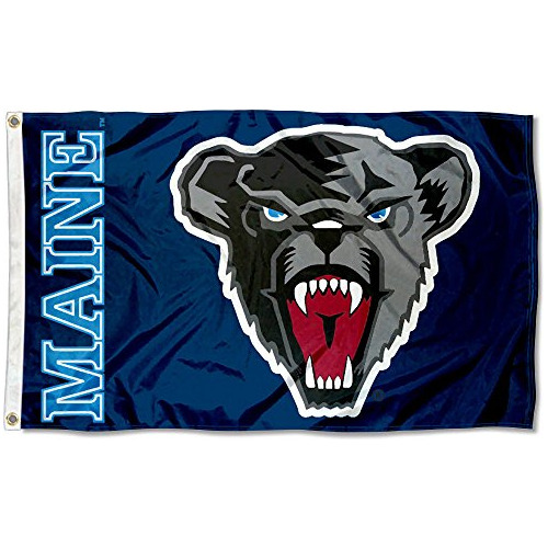 Maine Black Bears University Large College Flag