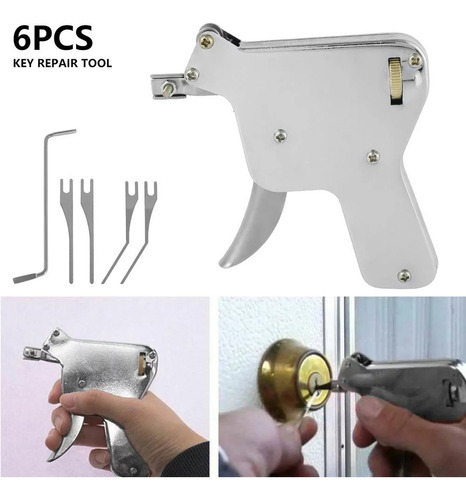 Kit De Herramientas For Ganzúas: Juego De Pistola De