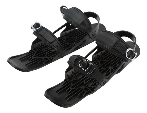 Mini Botas De Esquí Negras Con Encuadernación Ajustable Para