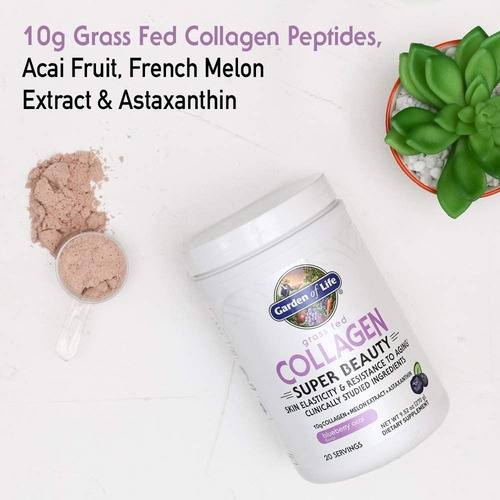 Garden Of Life Grass Fed Colageno - Unidad a $11000