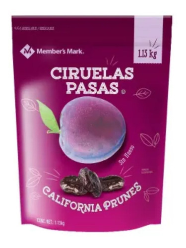Ciruelas Pasas Member's Mark 1.13 Kg
